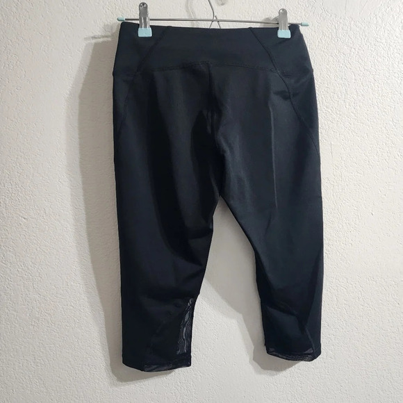 Z BY ZELLA Black Mesh Panel Leggings Size S - Picture 2 of 6